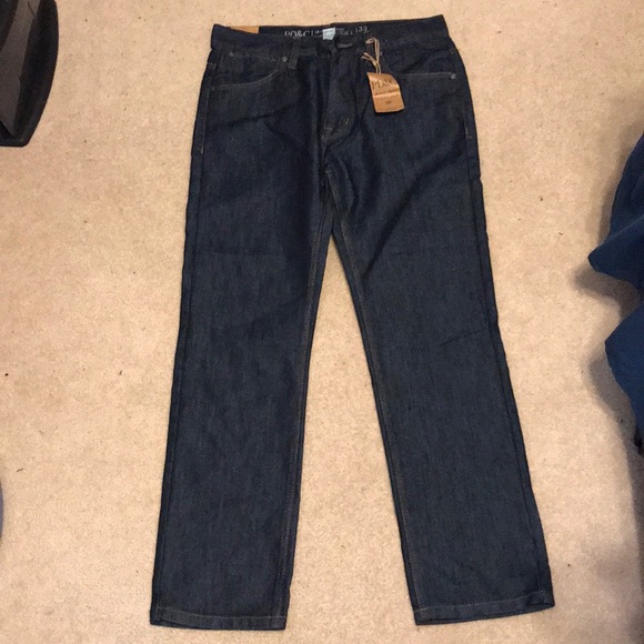 pd&c slim straight jeans